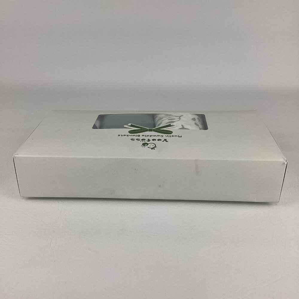 Yoofoss Muslin Swaddle Blankets Baby Gear Green Leaves Soft Breathable Bamboo - Picture 5 of 8